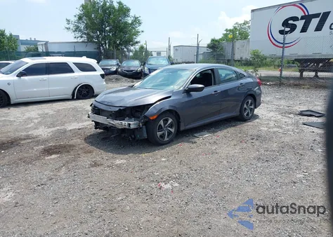2020 Honda Civic Lx z USA, uszkodzony, nr VIN 2HGFC2F60LH510990